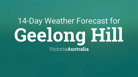 geelong weather 14 days